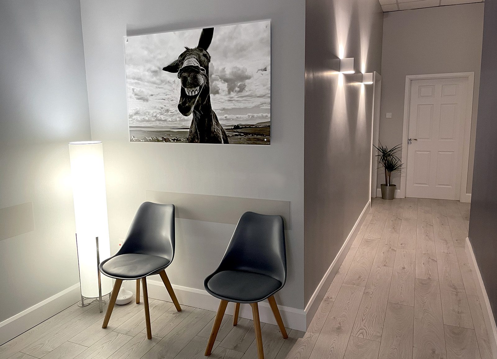 Hallway and seating, Gentle Dental Care